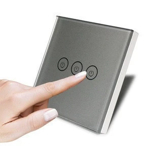 Wiring Free Remote Touch Control Switch RF Free Sticker Wall Switch (1 road, 2 road, 3 road)
