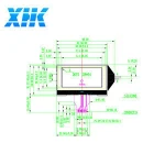 With reasonable price STN custom transparent lcd panel display