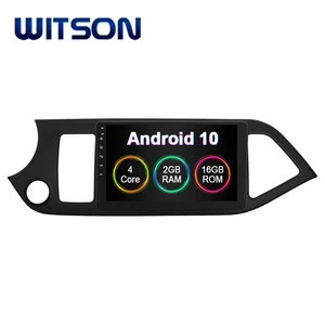 WITSON ANDROID 10 Vehicle GPS DVD Player For KIA Morning Picanto 2014  Auto Car DVD CD Multimedia