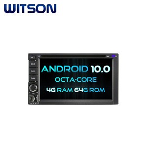 WITSON ANDROID 10.0 CAR DVD PLAYER For UNIVERSAL DOUBLE DIN 4G DDR3  64GFLASH