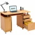 Import Wood Office Furniture Beech Color Large Writing and Computer Desk with A4 Filing Drawer from China