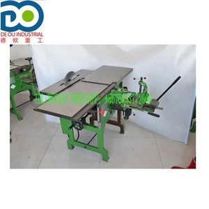 wood planer and thicknesser with mortise table multi functional combined woodworking machine MB120