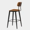 Wooden Bar Stool Chairs with Backs Elegant Copine Bar Stools