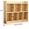 wooden family bookshelf cheap modern simple customized wood bookcases style
