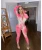 Import Workout Knitted Ribbed Tie Dye Print Ribbed Knitted Zipper Jumpsuit Long Sleeve One Piece Outfit with Open Mitten 2020 Jumpsuit from China