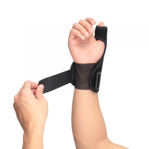 Wrist sprain fracture tenosynovitis wrist guard thumb steel support brace