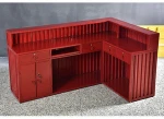 wrought iron bar counter/container type cashier display cabinet/American industrial retro style work table