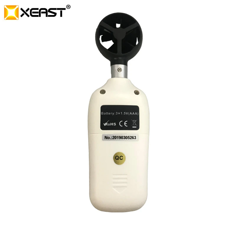 XEAST Portable Color Lcd Display Industrial Digital Anemometer  Air Flow Meter XE-915