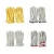 Import yellow anti slip cow leather palm leather diving safety gloves from China