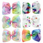 Yiwu factory hot sale JoJo bow with different design hair bow hair clips