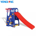 YL-980B Plastic Outdoor Stable Anti-Fall Baby Slide Plastic Custom Color Slides Playground Equipment