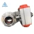 Import Yongda Sanitary 304 316L Stainless Steel double acting pneumatic actuator thread Butterfly Valve from China