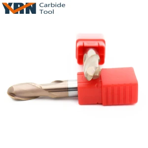 YRN Changzhou CNC Mill Cuters Ball Nose End Mill 2 Flute Carbide End Mills