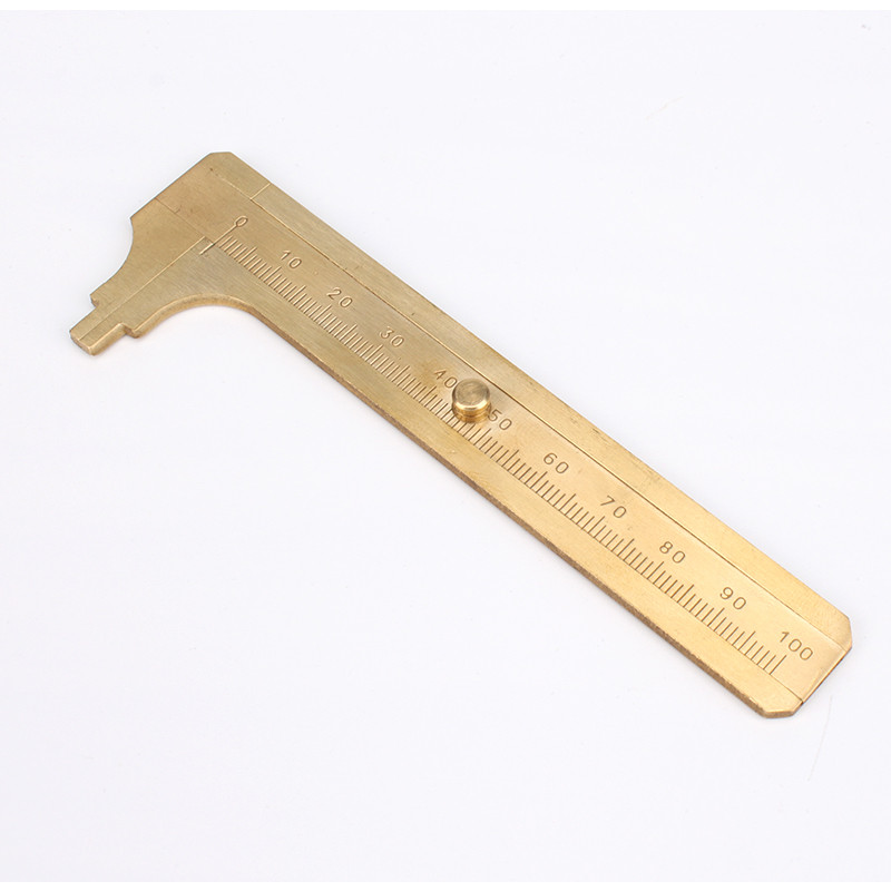 Measure Copper Ruler Buy 0-100mm Metric Copper Sliding Gauge Ruler Measuring Tool For ...