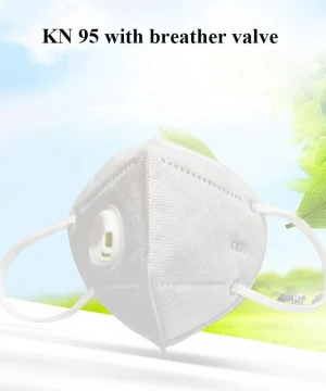 KN95 face mask with valve for virus