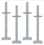 Scaffold jack，Adjustable scaffold base，scaffolding accessories，Building components