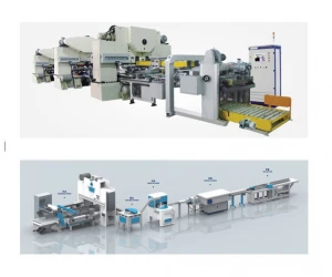 K006 Customized automatic tinplate sheet feeder & punch line