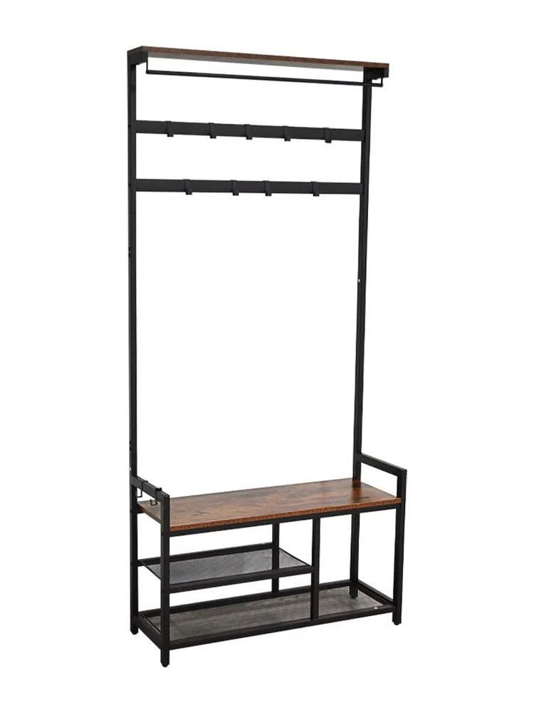 Buy Coat Rack Shoe Bench, Hall Tree Entryway Bench With Storage, Wood ...