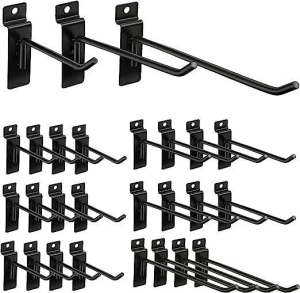 Metal Slatwall Display Hook – Heavy Duty Retail Shelf Hook for Supermarket & Store Displays