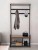 Import Coat Rack Shoe Bench, Hall Tree Entryway Bench with Storage, Wood Look Accent Furniture with Metal Frame, 3-in-1 Design from China