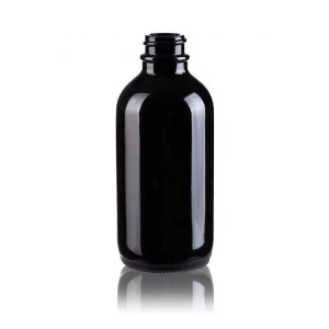 Black Glass Dropper Bottle