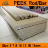 PEEK Bar Rod Polyetheretherketone Round Bars Rods Wire High Performance Continuous Extrusion Profiles Size 20 22 25 30 35 45mm