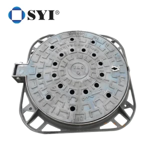 China Customized Heavy Duty Square Metal Casting Ductile Cast Iron En124 Manhole Cover Manufacturer