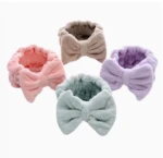 Each microfiber headband absorbs water quickly. Premium elastic head wrap for gym, yoga, and bath.