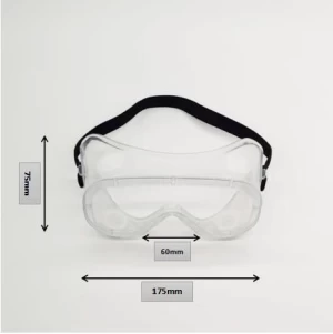 OEM anti saliva fog and anti-aureole safety Goggle for personal protection manufacturer in China