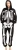Import Unisex Skeleton jumpsuit Pajama Plush Skeleton Jumpsuit at home halloween costumes from China