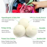 Hot Selling Washing Machine Magic Reusable XL Natural Eco Friendly Organic Felt Ball Wool Laundry Dryer Balls