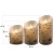 Import Home decoration set of 3 flickering moving wick flameless led electronic decorative party candle light from China
