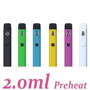 Lead-Free 2ml Disposable Vape Pen for Delta 8 / HHC / THCO Extracts 2g Rechargeable Disposable Vape