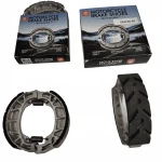 Motorcycle Brake Shoes for CG125 GN125 AX100 Honda Yamaha Models with Multiple Friction Materials