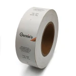 Customized clothing roll packaging label