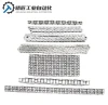 06B08B10A12A304 Stainless steel transmission chain multi-row transmission chain industrial roller sprocket