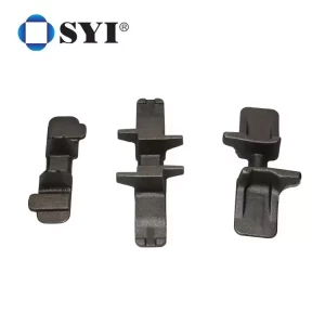 SYI OEM High Strength ADI Casting Processing Custom Rubber Belt Track Metal Crawler Iron Core