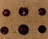 Six Red Diamonds Lab Grown