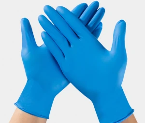 Disposable medical nitrile gloves