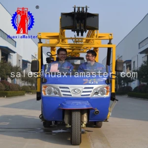 hydraulic rotary 200m drilling machine drill parts  tricycle-mounted XYC-200A core sampler drill sale