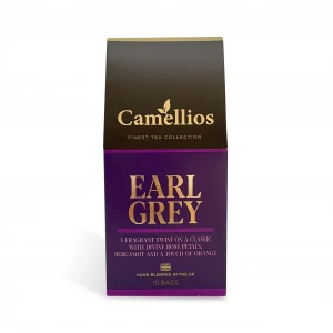 Camellios Earl Grey x 15 Whole Leaf Biodegradable Tea Bags