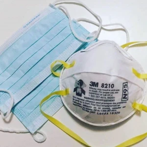 N95 respiratory face mask & surgical mask ply earloops