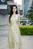 A Inclusive Silk Jacquard Fabric Dress