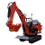Import The Mini Bagger 0.8T Portable Small Excavator from China