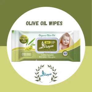 Purpia Olive Oil Baby Wipes