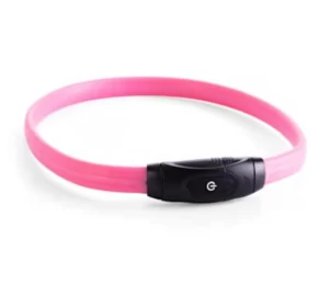 No need for charging cable, USB charging luminous pet collar