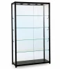 Retail Display Glass display cabinet with LED lighting and adjustable shelves for retail stores