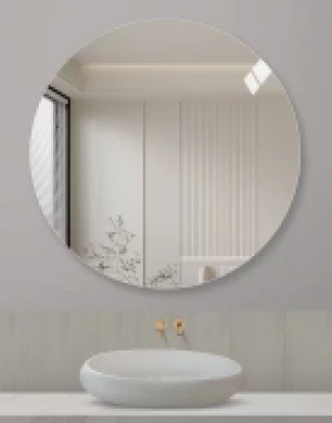 Custom Modern Home Decor Large Round Wall Mounted Big Circle Bathroom Hanging Dingju Mirror