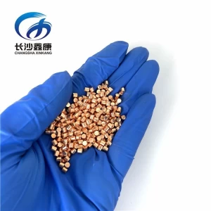 XinKang 99.999% Purity Copper Pellets Metal Cu Copper Granules D3X3mm for PVD Film Coating
