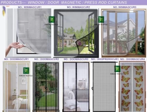 window door screen curtain / mesh screen / mesh curtain / magic magnetic window door screen curtain